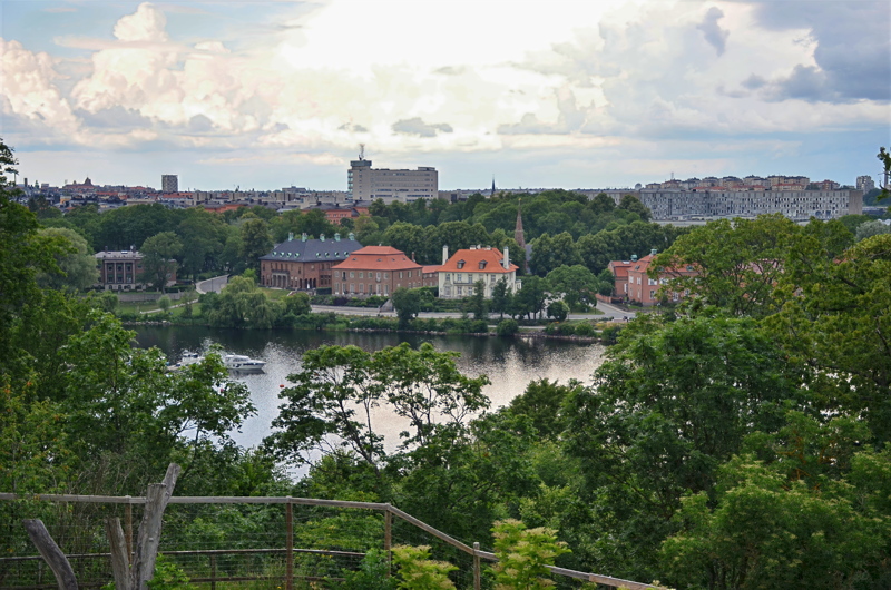 12 - A panoramic view of Stockholm as seen from the Djurgården island area